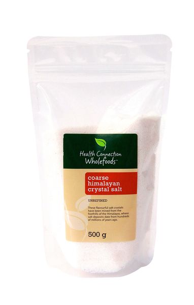 Health Connection Wholefoods Himalayan Crystal Rock Salt - Coarse - 500g