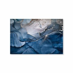 Canvas Wall Art - Blue - 150cm x 100cm