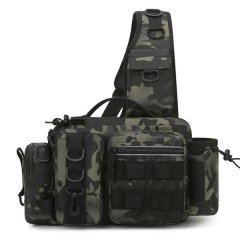 14cm Multi Purpose Fishing Backpack with Adjustable Waist Belt - Green