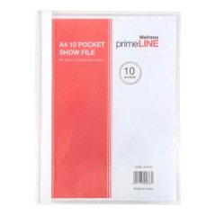 Primeline Display File A4 10 Pocket x8