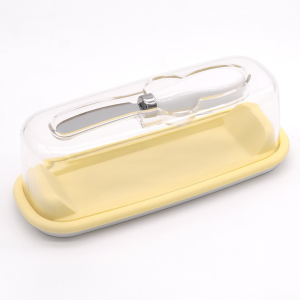 Bestby - Butter Dish Butter Keeper Box with Stainless Steel Knife