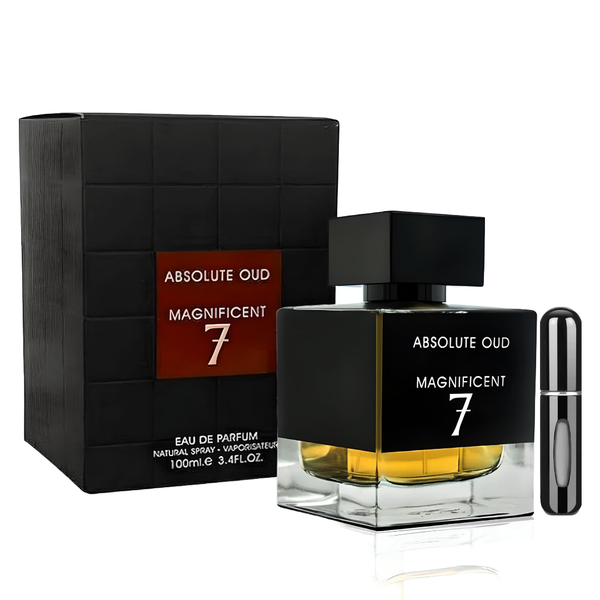 Absolute Oud Magnificent 7 EDP - 100ml &amp; Refillable Decant with Perfume
