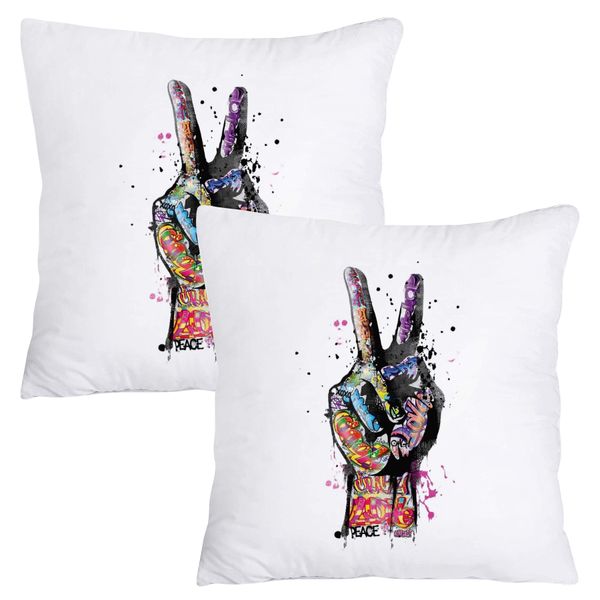 Scatter Cushion Cover Set (50cmx50cm) - Peace