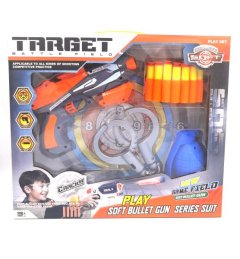 Shooting Game Toy for Kids with Foam Dart Toy Gun