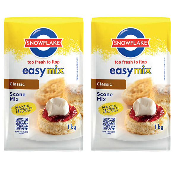 Snowflake Scone Baking Mix Easy Mix (2 x 1kg)