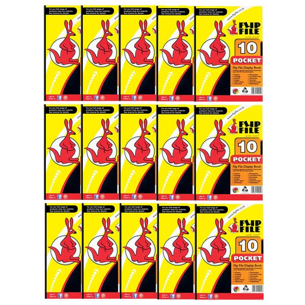Flip File 10 Pocket Display Book - A4 (Pack of 20)