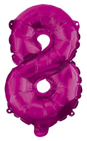 37 Inch Air-Helium Pink Foil Balloon 8