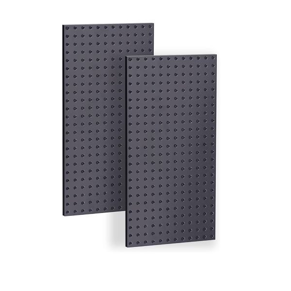 2 Pieces Metal Pegboard Wall Panels Peg Boards for Garage Tool Storage