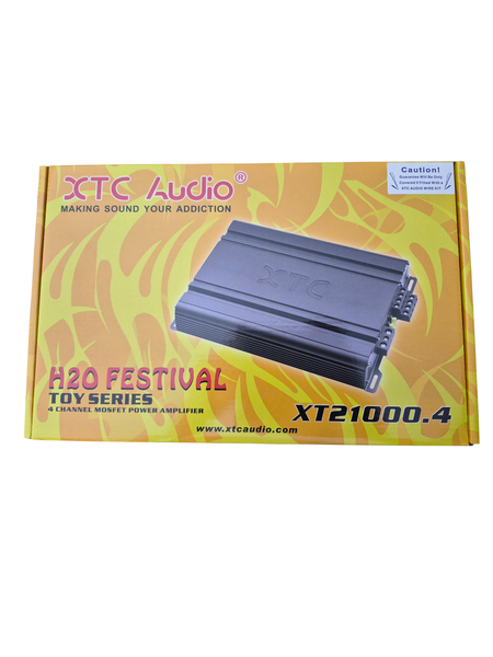 XTC (195RMS x 4 ) 21000W 4 Channel H20 Festival Multi Class AB Amplifier