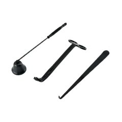 Scented Candle Wick Trimmer Candle Extinguisher Black Set Of 3