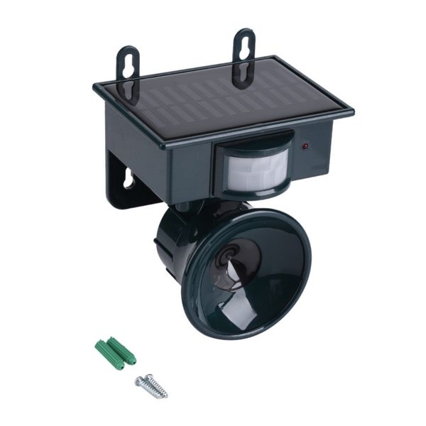 QKTNIUBI Adjustable Sonic Solar-Powered Rodent Repeller