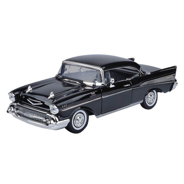 Motormax 1:18 Scale 1957 Chevy Bel Air (Hard Top) - Black