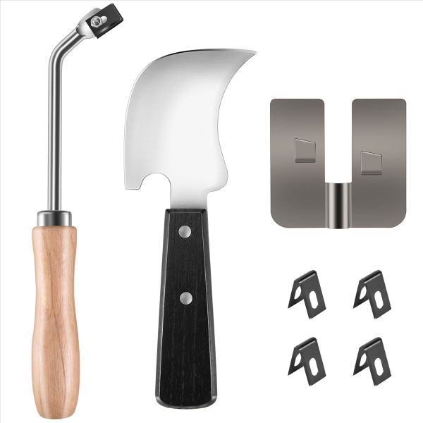 7Pcs Stainless Steel Vinyl Floor Welding Kit Accessories Set for Floor Cut