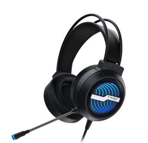 Wired Gaming Headset - LED Light &amp; Noise-Canceling Mic-T-WOLF-H130