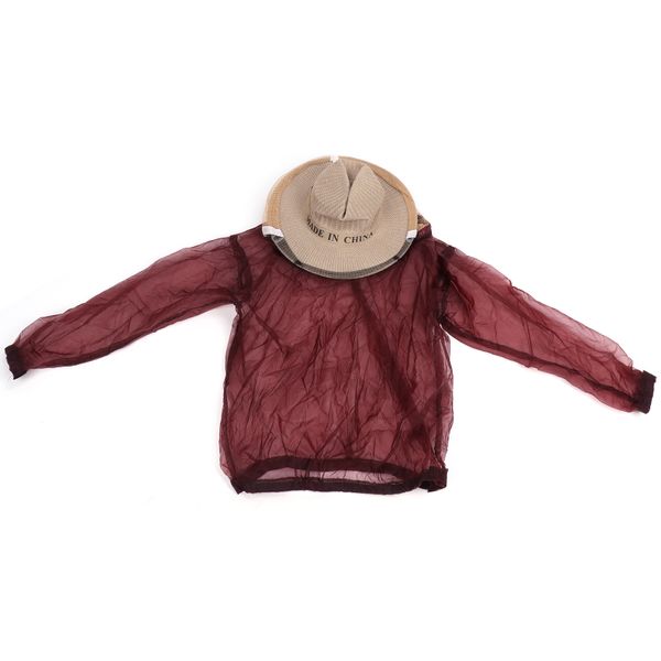 Beekeeping Jacket with Veil Hat Protective Suit