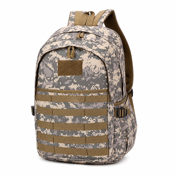 Tactical Backpack with Camouflage Design Multiple Compartments for Gear