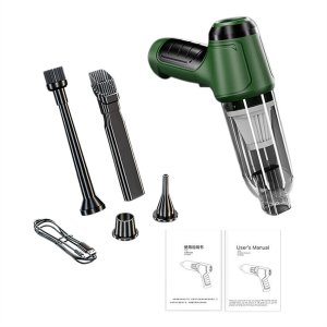 New Wireless Handheld Car Mini Vacuum Cleaner (Green)
