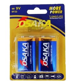 4 x Osaka Battery 9v 6F22 2 Piece