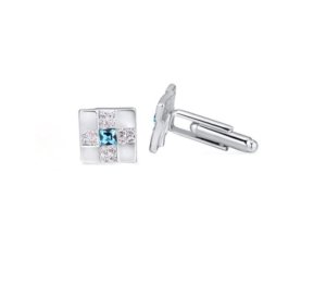 Cufflings with crystals from Swarovski