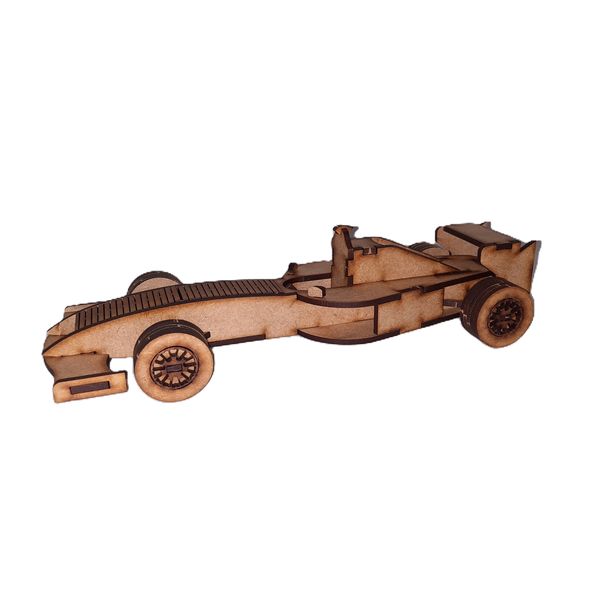 Ferrari F1 Race Car Vehicle 3D Puzzle Wooden 3D Model Everything Laser kit