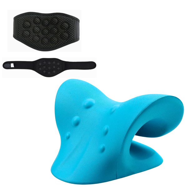 Cervical Traction Pillow | 13 Points Tourmaline Magnetic Self-Heating Wrap