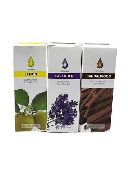 Multi-Purpose Essential Oil -Lemon , Lavender &amp; Sandalwood - Pack Of 3