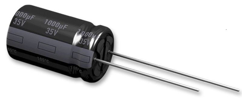 Panasonic (EEUFR1E471Y) Electrolytic Capacitor, 470 µF, 25 V