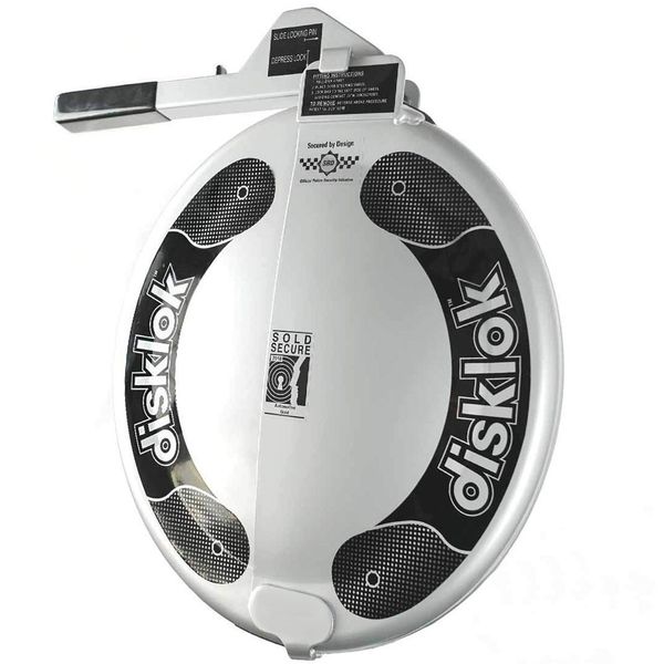 Disklok Steering Wheel Lock Small Silver