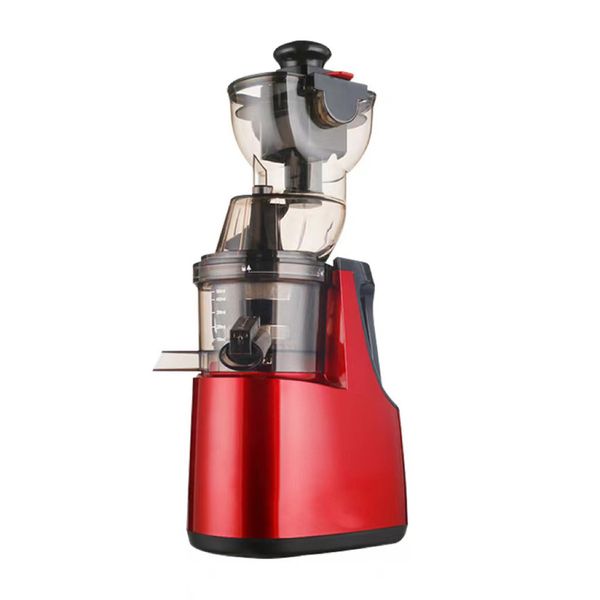 Slow Juicer Fruit and Vegetable Press Juicer Extractor 1000W -Red