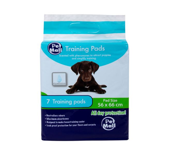 Pet Mall - 7 Piece - Puppy Training Pad - 56cm x 66cm - 12 Pack