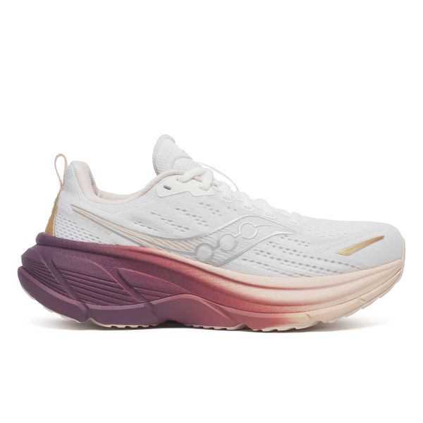 Saucony Ladies' Hurricane 25 Road Running Shoes - White/Cameo