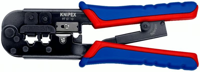 Knipex Crimping Pliers for Western plugs RJ11/12 &amp; 45