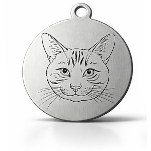 Canvas Cowboy Pets QR Pet Recovery Tag - Mommy's Baby (20mm Round