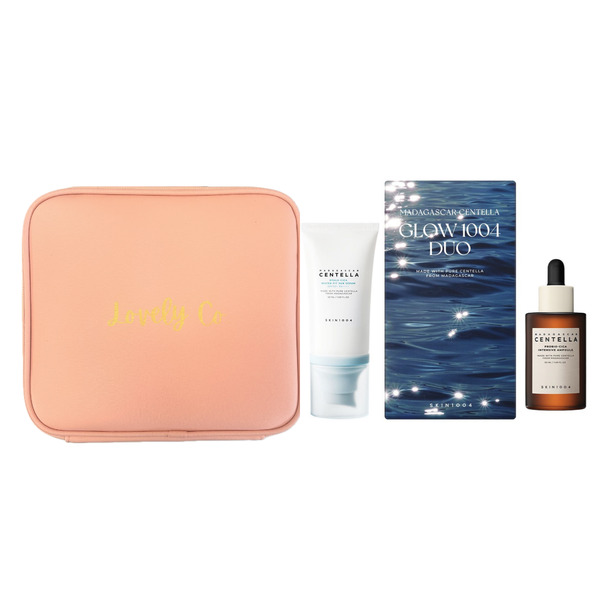 Lovely Co. Gift Set Centella Glow Duo Face Serum + Sun Serum for Dewy Skin