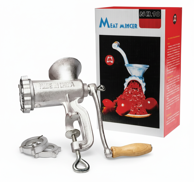 Mincer Stainless Steel 10 Size Meat Grinder with Multiple Blades