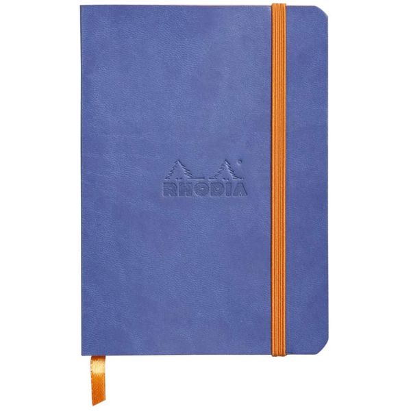 Rhodiarama A5 Sapphire Softcover Notebook, dotted