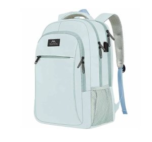 Matein Travel Laptop Bag - with USB Charging Port - Green