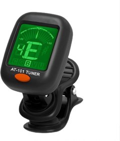Clip On Guitar Tuner for All Instruments, Acoustic/Electric Guitar, Ukulele