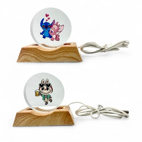 Cartoon 3D Sphere Night Light 2-Piece