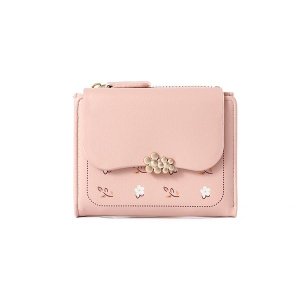 Women's Short Printed Solid Color Wallet