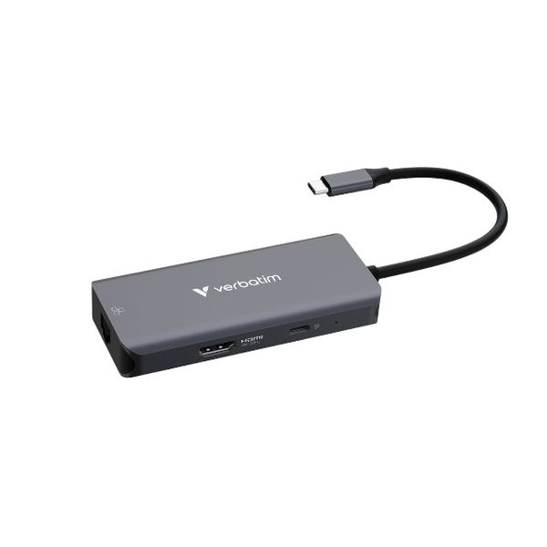 Verbatim USB-C Essentials Multiport Hub 6 Port with RJ46