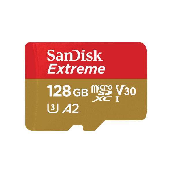 SanDisk Extreme 128GB MicroSD Memory Card