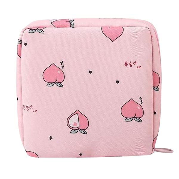 Storage Bag for Sanitary Napkin Pads, Portable for Women Girls