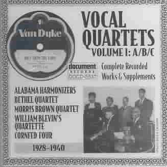 Vocal Quartets Vol.1 1928-1940 - (Import CD)