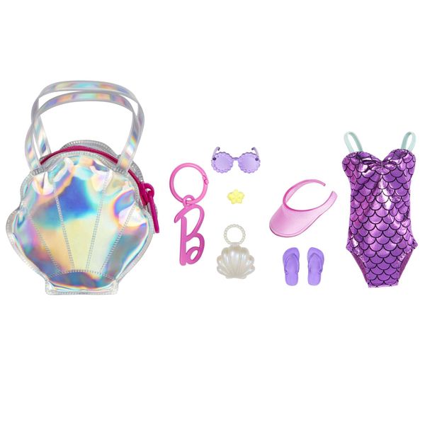 Barbie Fashion Deluxe Bags with Outfit and Themed Accessories