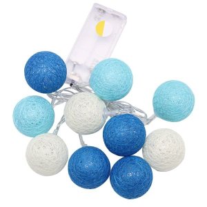 iKids - 10 Cotton Balls String Decorative Lights