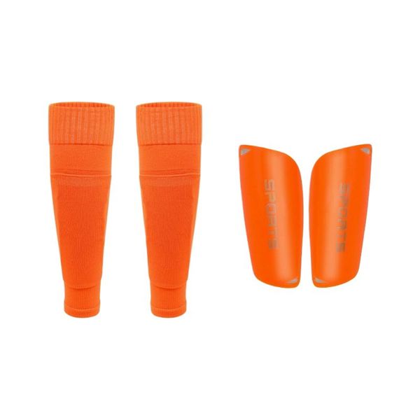 Adult Soccer Sock Covers with Pocket Design,Adult Soccer Shin Guards,Orange