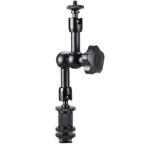 7 inch Articulating Magic Arm with 1/4" Hot Shoe Mount for Camera Rig