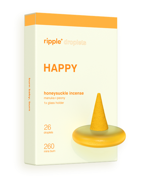 Ripple+ droplets - HAPPY | Honeysuckle Incense
