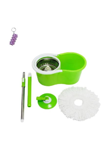 Spin Mop And Plastic Bucket Set And A Keyholder